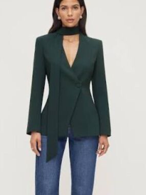 Dynamite scarf blazer